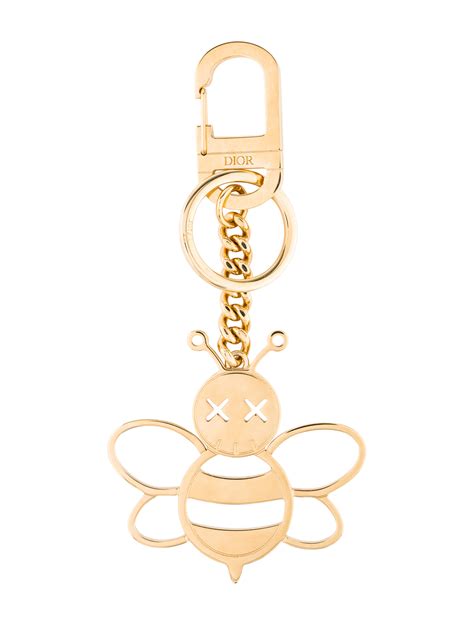 dior bee keychain|christian Dior keyrings.